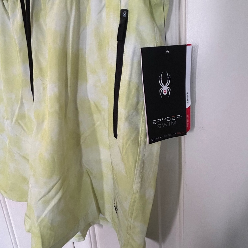 Spyder Tie Dye Swim Trunks Swimwear Quick Dry UV Protection Breathable New Sz XL - Picture 3 of 12